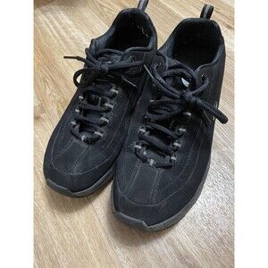 Skechers Arch Fit Shoes Womens Size 11 Black Leather Walking Sneakers SN 149147